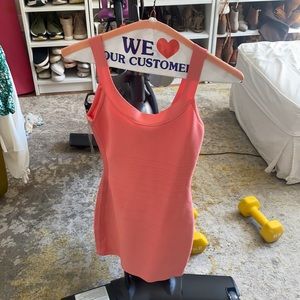 Guess by Marciano Mini Dress in Coral